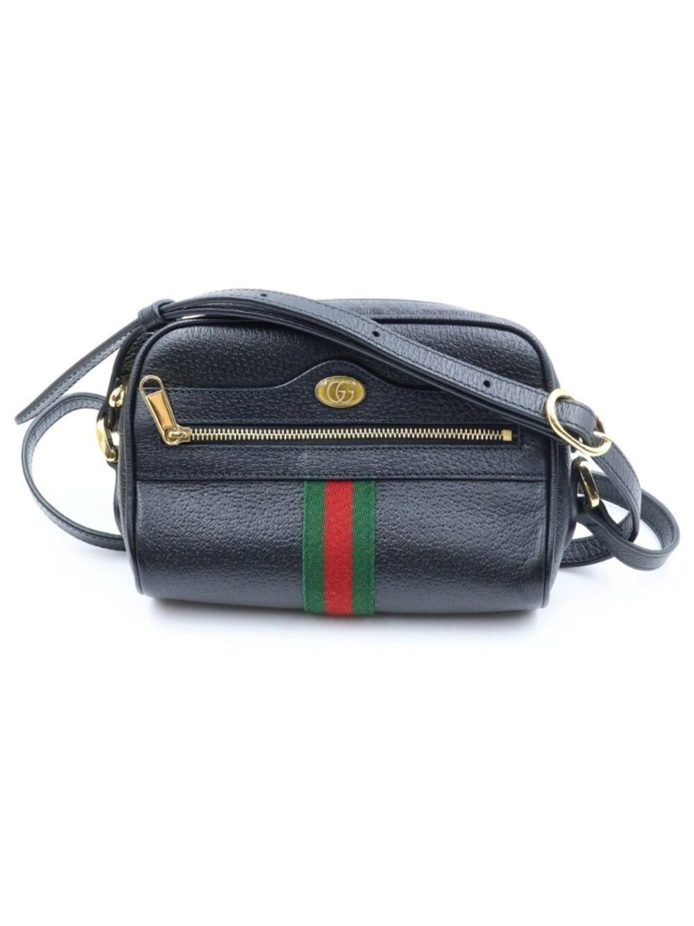 Gucci Ophidia Shoulder Bag Sherry Line Leather Black